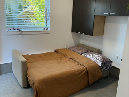 Rooms in bright, new house.