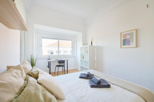 Lovely double bedroom in Entrecampos