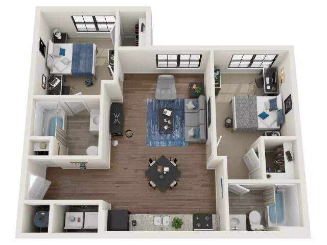  2 BR / 2 BA-2.1  -  Auden Upstate  - Gallery -  1