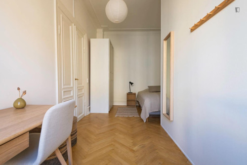 Comfortable single bedroom in shared flat in central Indre By