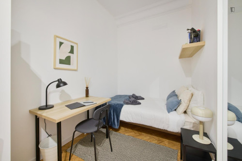 Neat single bedroom in Entrecampos