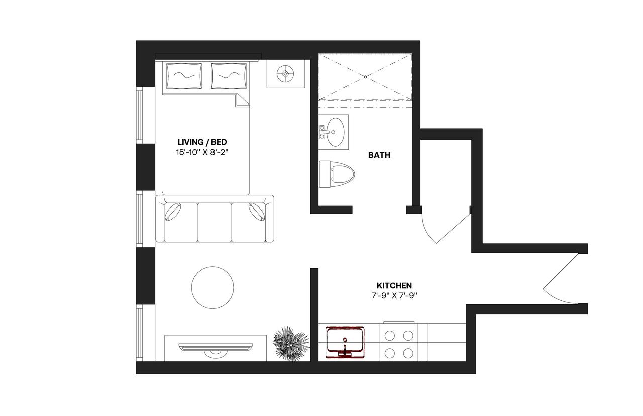 #256: Upper West Side - Studio (Full) - #256: Upper West Side - Gallery - 3