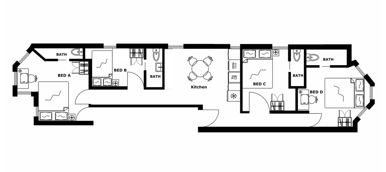 #1896: Ditmas Park - Twin Bedroom B W/ Private Bathroom - #1896: Ditmas Park - Gallery - 12