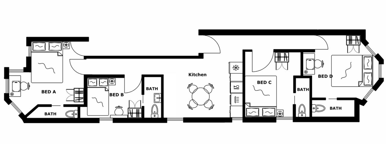 #1896: Ditmas Park - Full Bedroom D W/ Private Bathroom - #1896: Ditmas Park - Gallery - 5