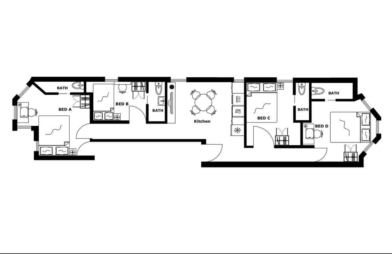  #1895: Ditmas Park - Full Bedroom D W/ Private Bathroom  -  #1895: Ditmas Park  - Gallery -  17
