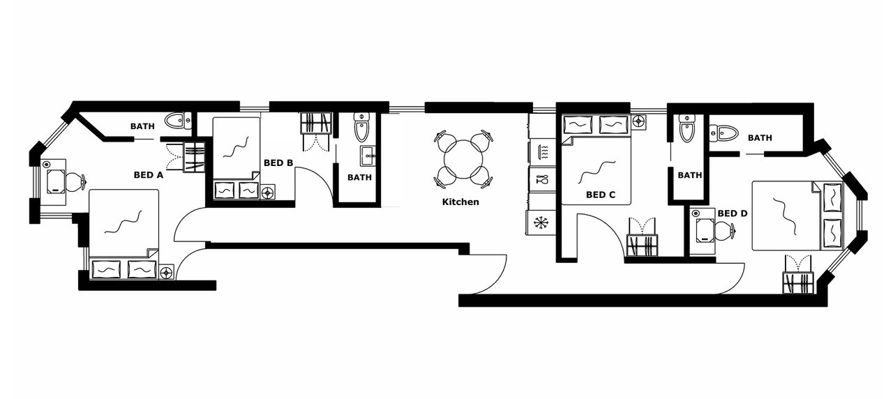 #1895: Ditmas Park - Full Bedroom A W/ Private Bathroom - #1895: Ditmas Park - Gallery - 2
