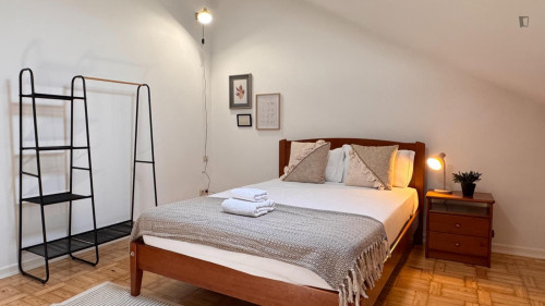 Lovely double bedroom with A/C in Montes Claros