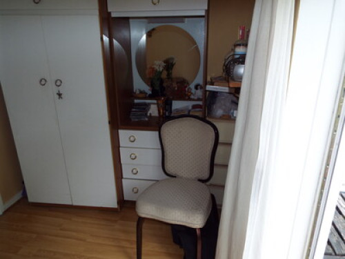 bedroom with balcony