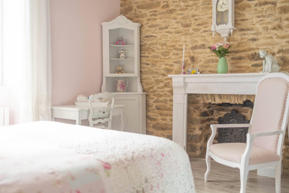 Room 1(Single Bed) - Le Jardin de Monrepos, Plougonven - Gallery - 1