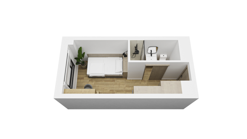  Single Room  -  micampus Lezama 14-16  - Gallery -  5