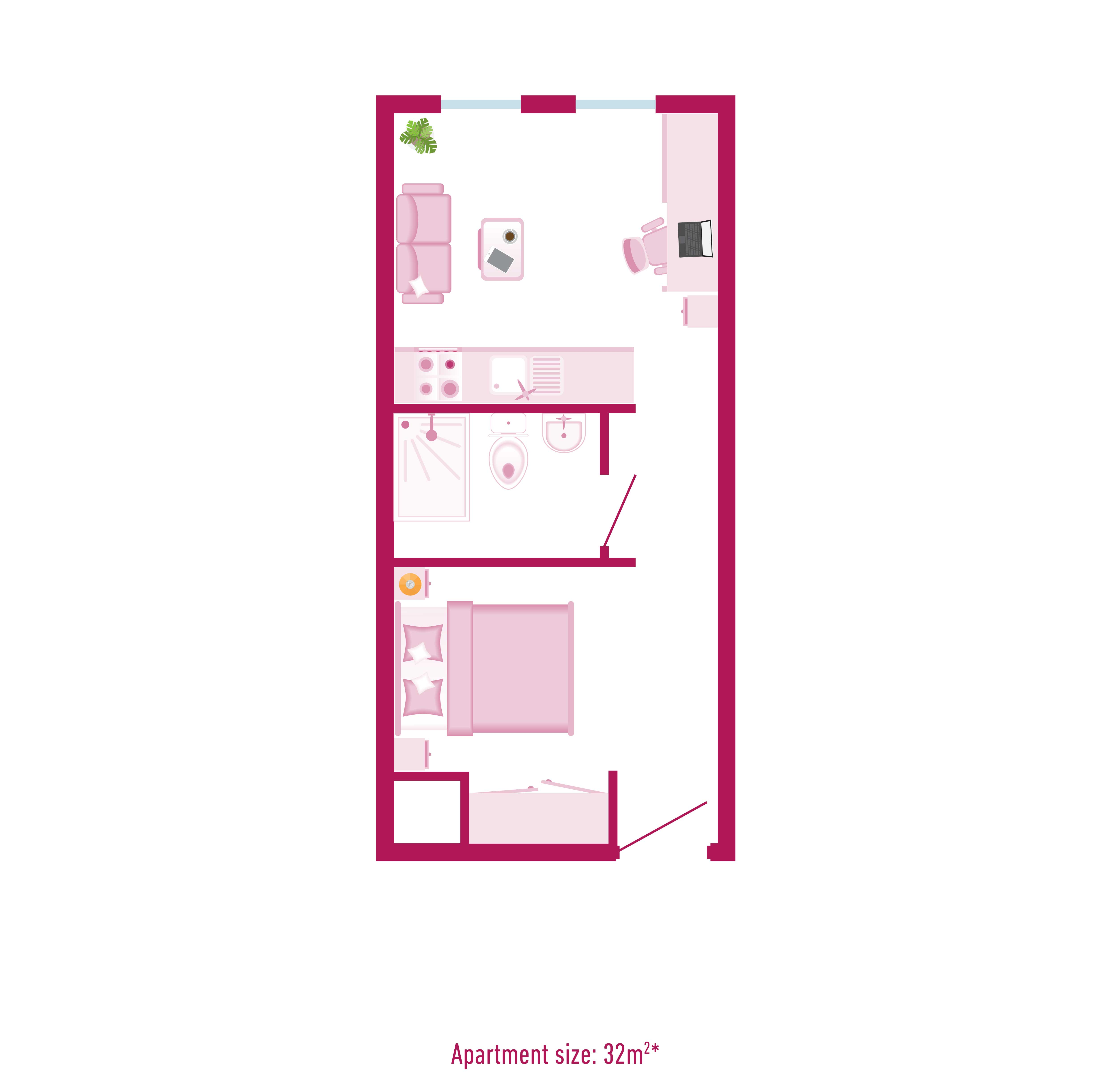Deluxe Studio - Double Occupancy - 4