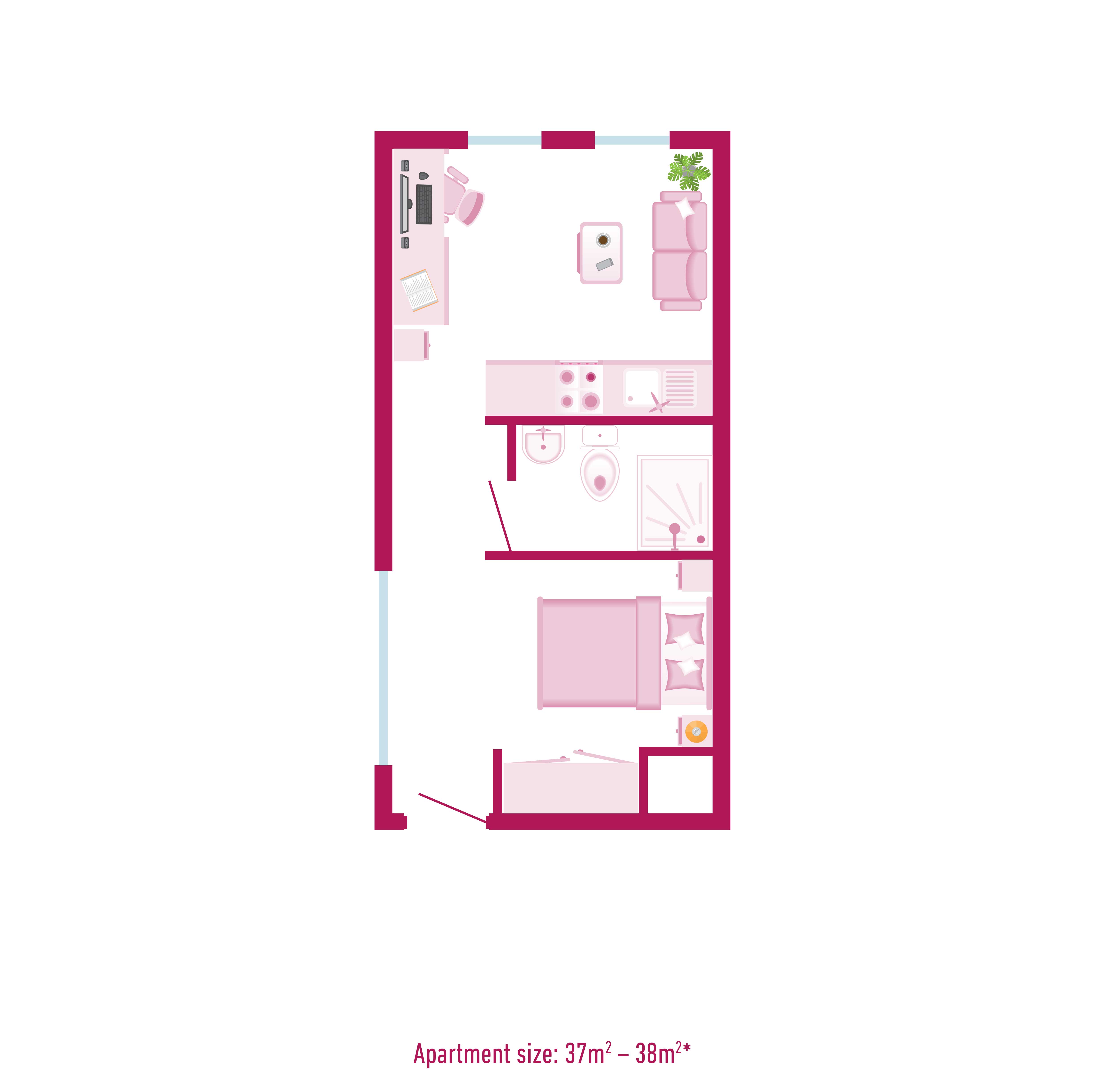  Deluxe One Bed  -  City Heights  - Gallery -  2