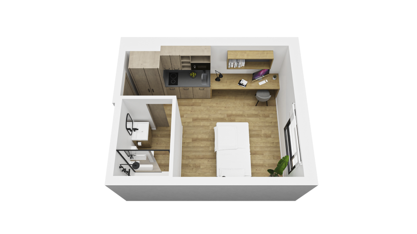  Extra Single Room  -  micampus Salcedo 7-9  - Gallery -  2