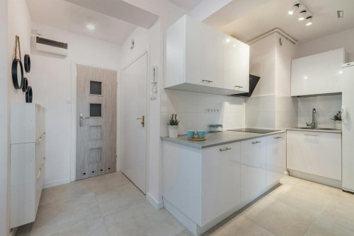 Neat single bedroom in Szczęśliwice