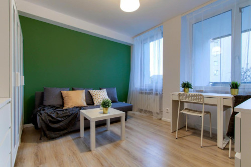 Interesting single bedroom in Gocław