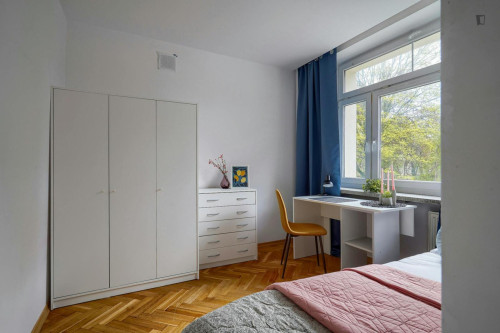 Single bedroom near the centre of Warsaw