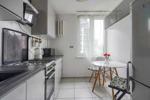 Neat single bedroom near the centre of Warsaw