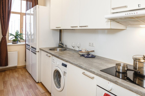 Comfy single bedroom near Riga central station