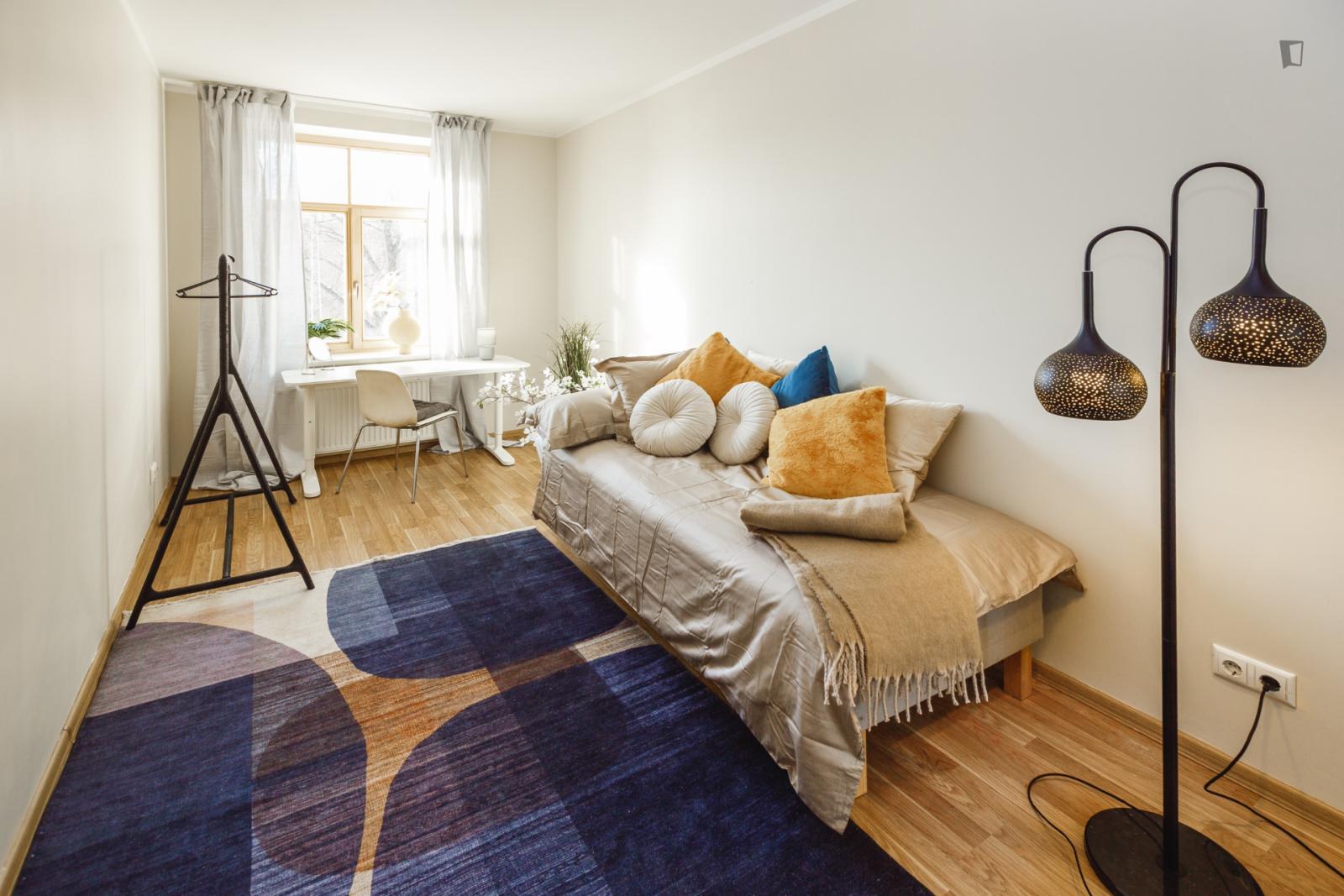  Comfy Single Bedroom Near Riga Central Station  -  Comfy single bedroom near Riga central station  - Gallery -  1