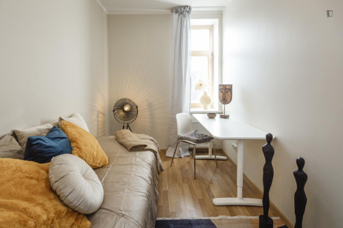 Lovely single bedroom near Riga central station