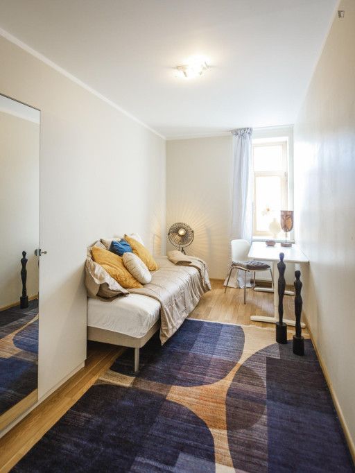 Neat single bedroom near Riga central station