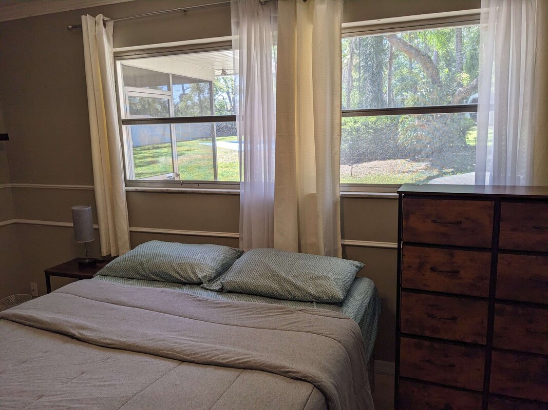  Private Bedroom #1 With Pool View!(Full Room)  -  Private Bedroom #1 With Pool View!  - Gallery -  1