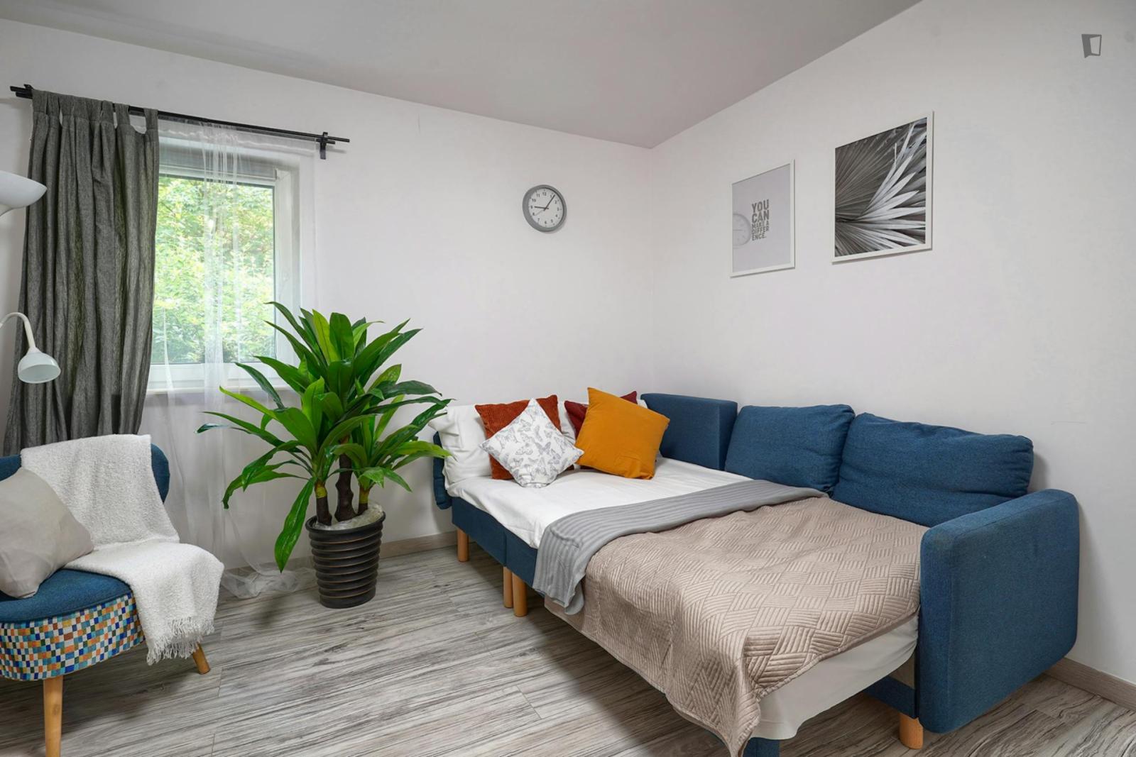 Inviting Double Bedroom In Nowolipki - 1