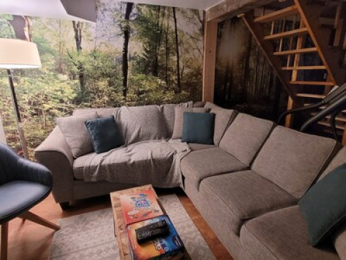 Room in cozy chalet with lake views
