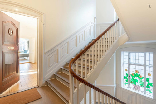 Comfortable single bedroom in shared flat in central Indre By