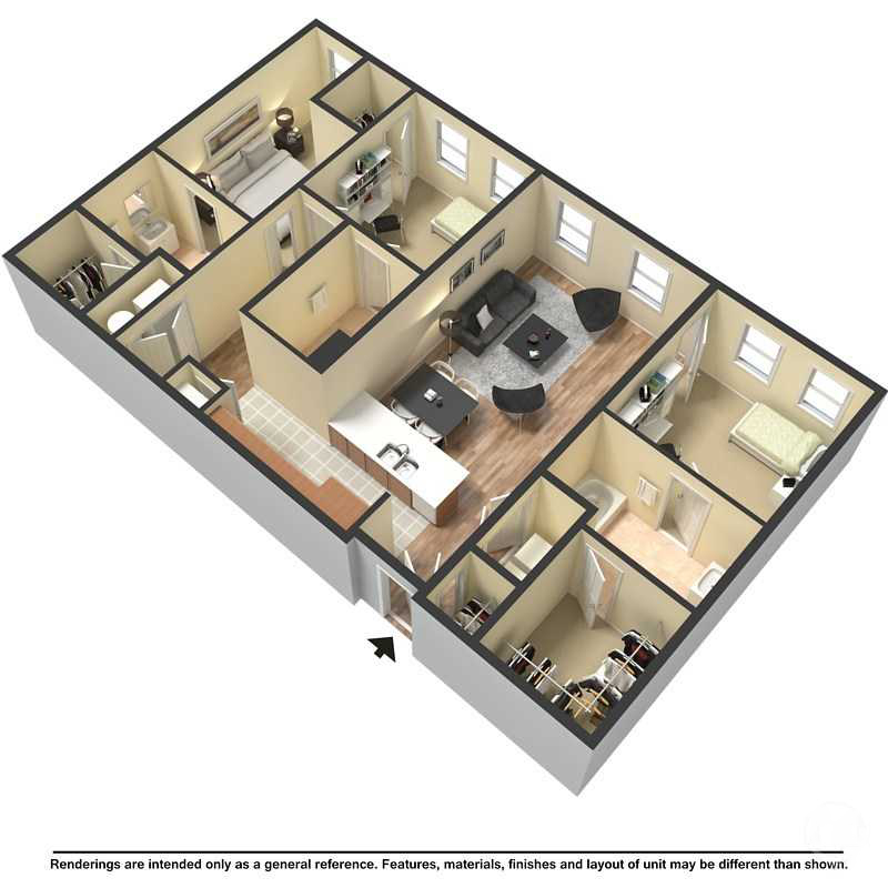  3 Bedroom Flat  -  The Blake  - Gallery -  1