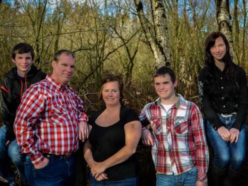 Farming family in Abbotsford BC