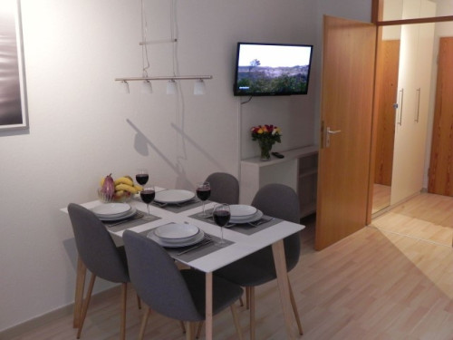 Fully furnished studio apartment, balcony, car parking, central located, clinic-center (EK/OSK) by foot