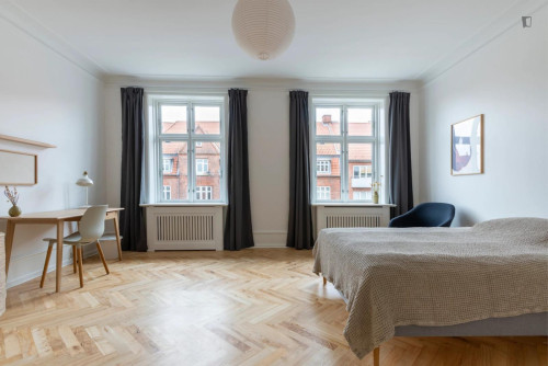 Very nice double bedroom near the Nørrebro St. train station