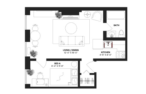 #134 Hell's Kitchen - Floorplans