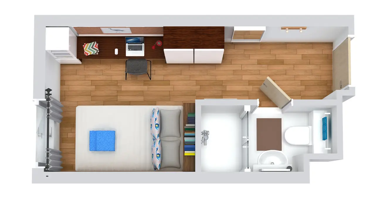 Classic Ensuite - Kaplan Living Glasgow — Old Dumbarton Road - Gallery - 2