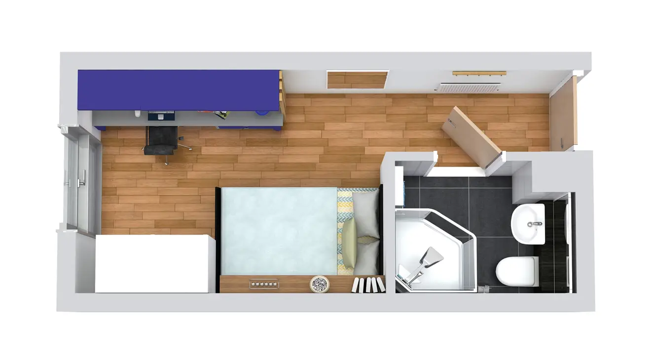  Classic Ensuite  -  Kaplan Living Glasgow — Argyle Street  - Gallery -  3