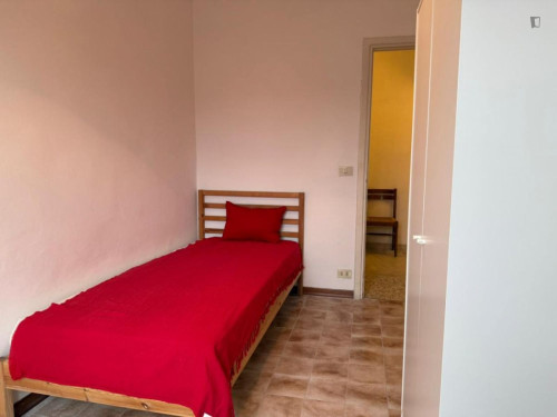 Very cosy single bedroom with a balcony, in Campo di Marte