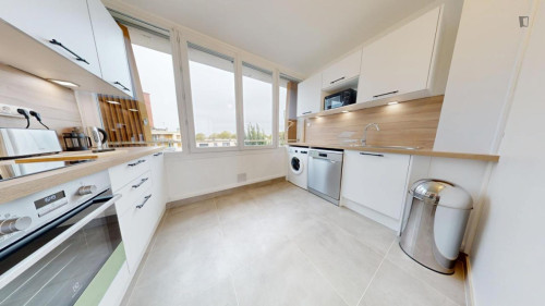 Big double bedroom in Pantin - Gallery - 7