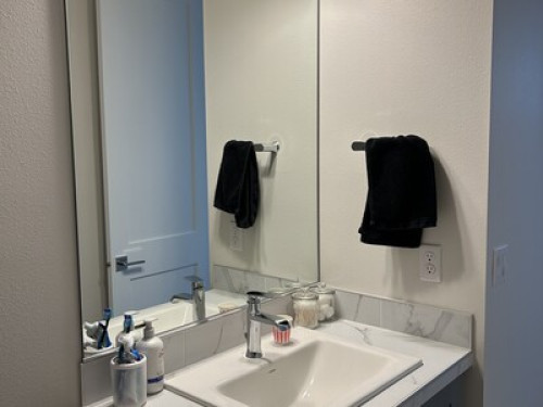 One bedroom with full bath