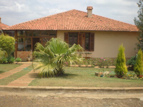 beautiful house in the mountains