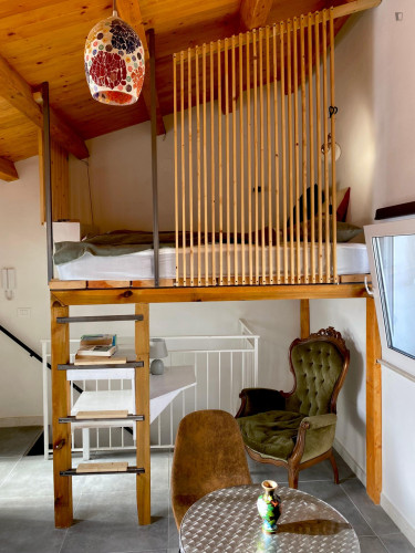 Cozy studio, with sunny rooftop terrace