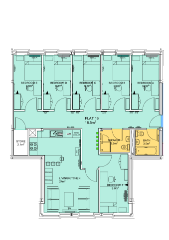  Flat 16  -  Stepney Lane, Anolha House  - Gallery -  4