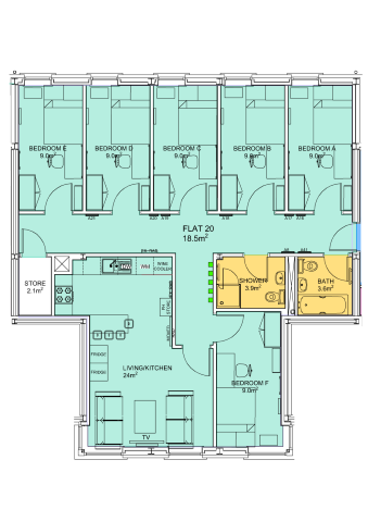  Flat 20  -  Stepney Lane, Anolha House  - Gallery -  4