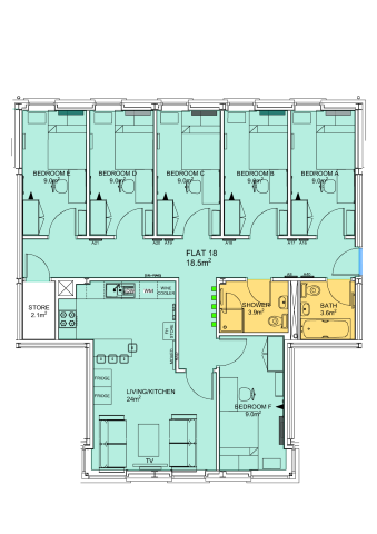  Flat 18  -  Stepney Lane, Anolha House  - Gallery -  2