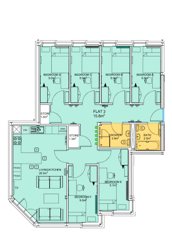  Flat 3  -  Stepney Lane, Anolha House  - Gallery -  2