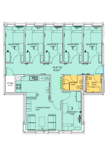  Flat 22  -  Stepney Lane, Anolha House  - Gallery -  2
