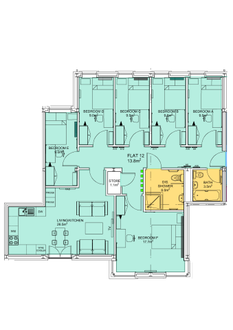  Flat 12  -  Stepney Lane, Anolha House  - Gallery -  4