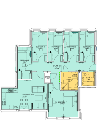  Flat 11  -  Stepney Lane, Anolha House  - Gallery -  6