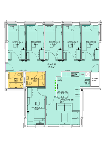  Flat 27  -  Stepney Lane, Anolha House  - Gallery -  6