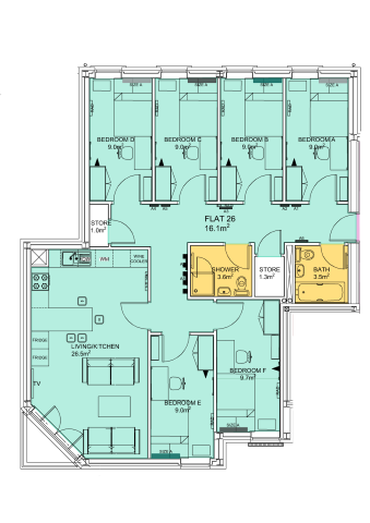  Flat 26  -  Stepney Lane, Anolha House  - Gallery -  2